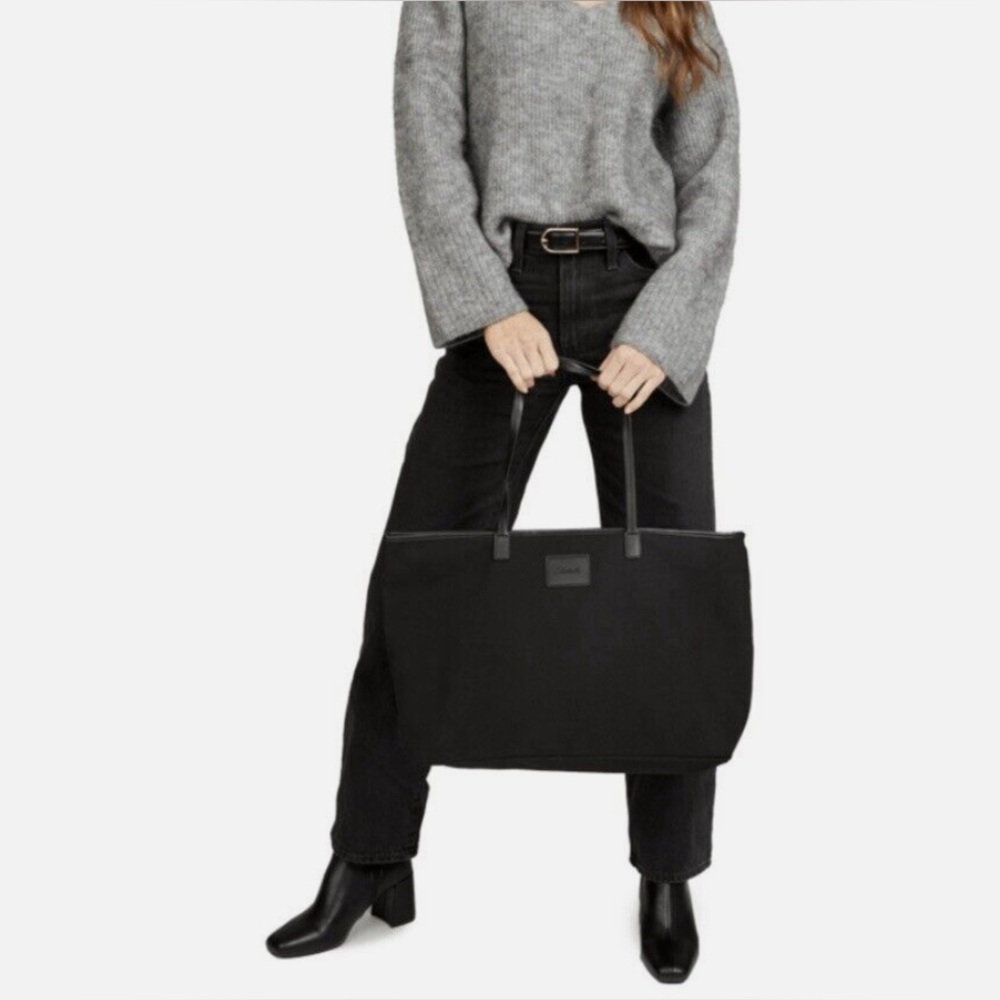 New Cleobella Canvas Black Tote Bag